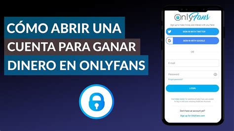 onlyfans.com crear cuenta para ganar dinero|Cómo Crear una Cuenta en OnlyFans para Ganar。